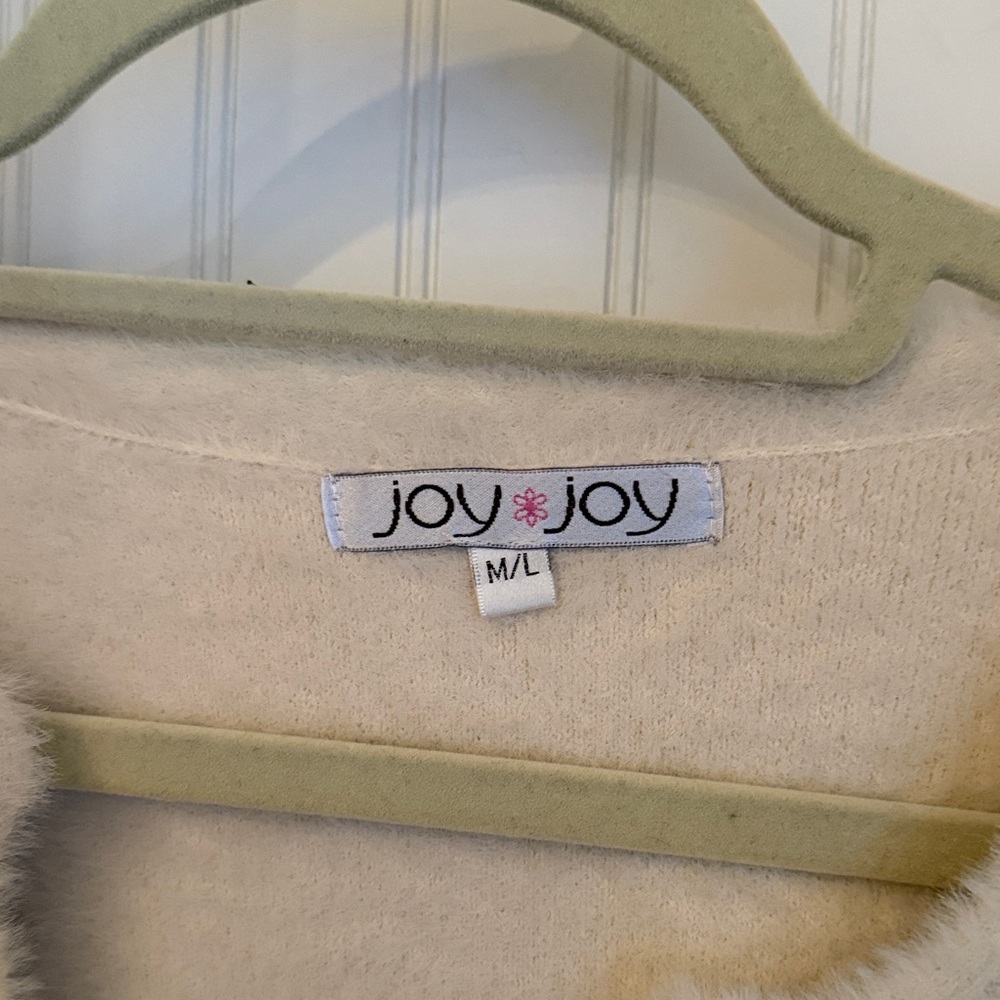 Cream Button-Up Cardigan - Picture 2 of 5